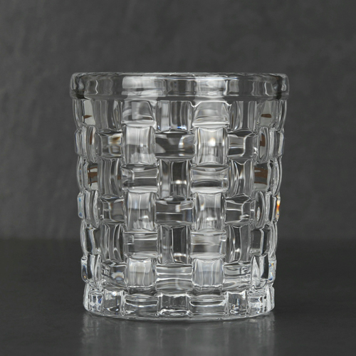 Fabric decorative design  whiskey glasses