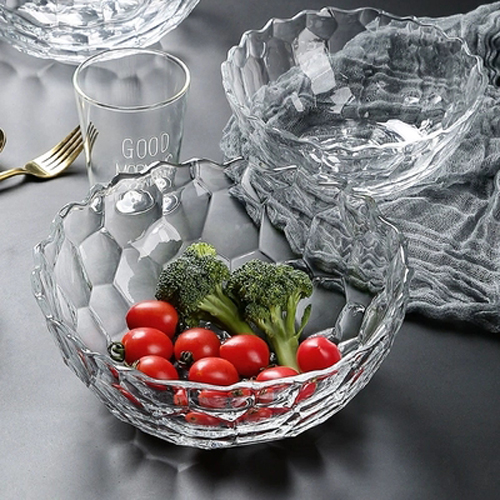 Honeycomb-like Salad Glass  Bowls