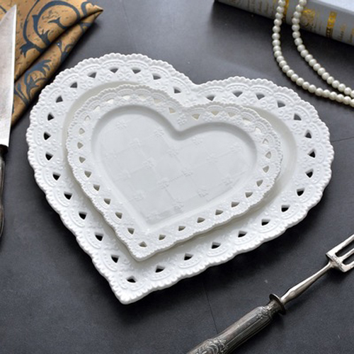 Hollowing Carving Ceramic Dish