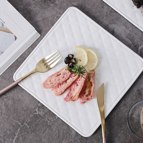 Flat Bone Ceramic  Dish