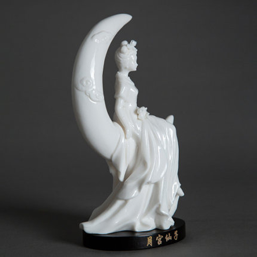 Porcelain Fairy  On The Moon