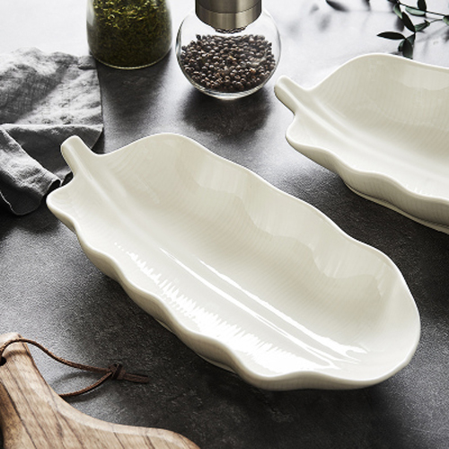 Flat Bone China Dish