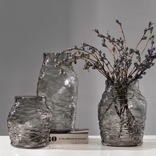 Stone-Surface Glass Vase