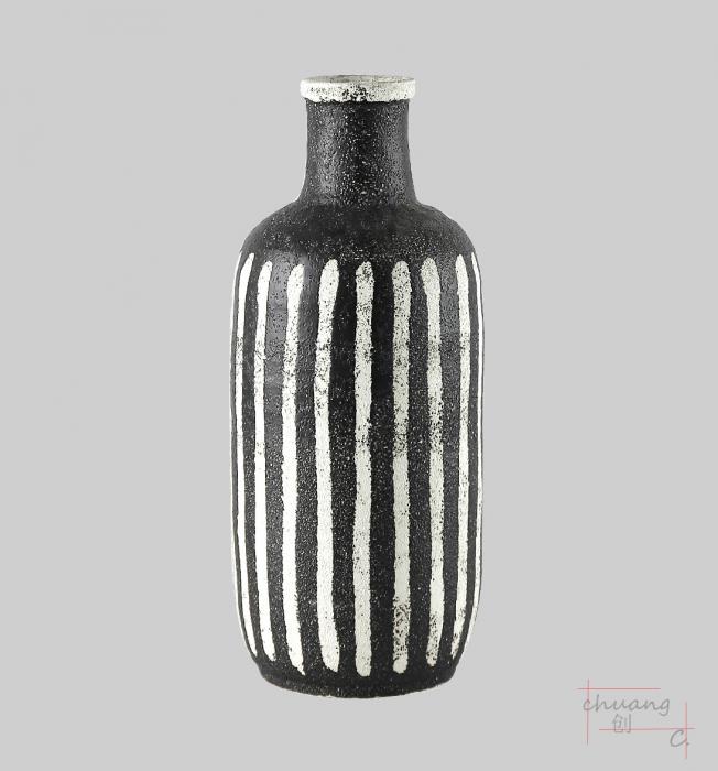 Black&White Line Designed  Coarse Pottery Sets