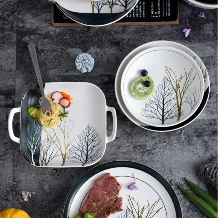 Stylish Porcelain Colored Cutlery Sets