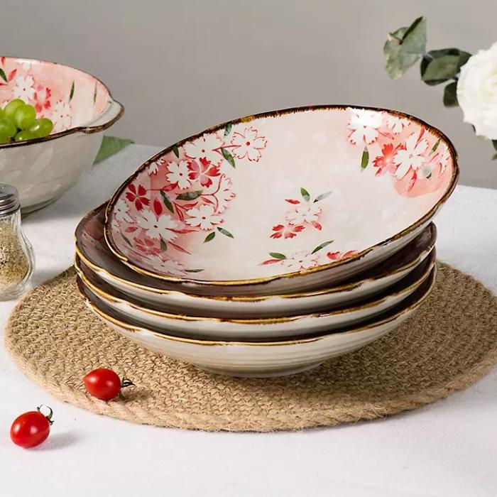 Cherry Blossoms  Porcelain Colored Cutlery Sets