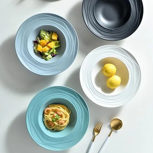 Creative  Relief  Porcelain Dish Sets