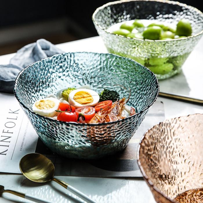 Colored Salad Glass  Bowls