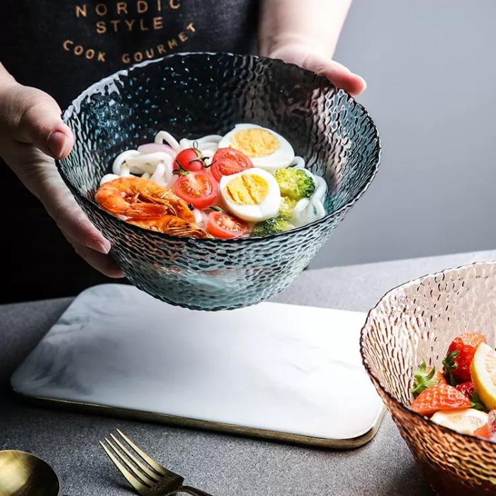 Colored Salad Glass  Bowls