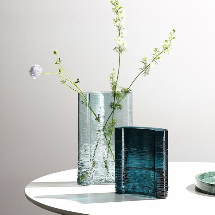 Arc-shaped  Glass Vase