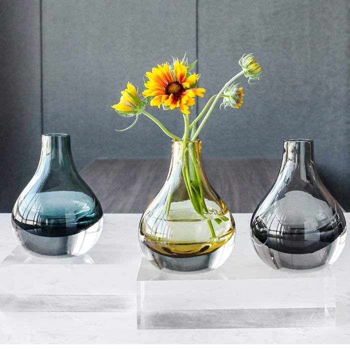 Water Drop-shaped Glass Vase