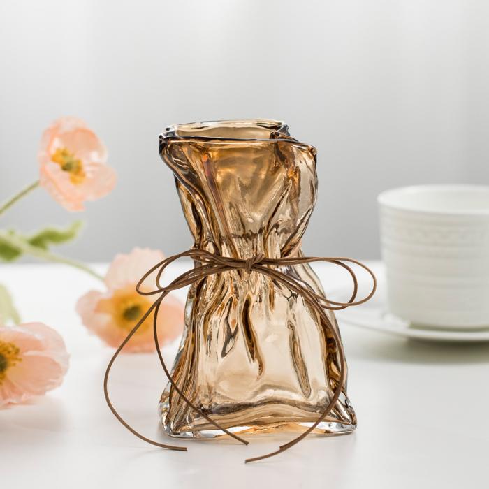 Gift Packaging Bag Designed Glass Vase