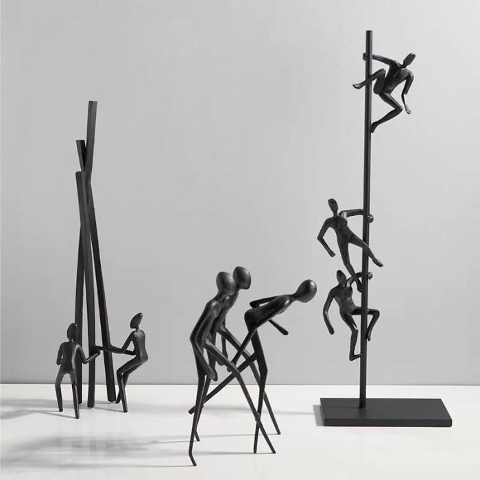 Metal Simple Abstract Figure Sculpture