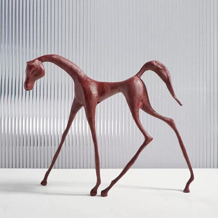 Alloy Horse-Shaped  Tabletop Decoration