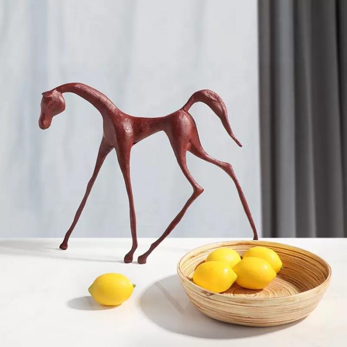 Alloy Horse-Shaped  Tabletop Decoration