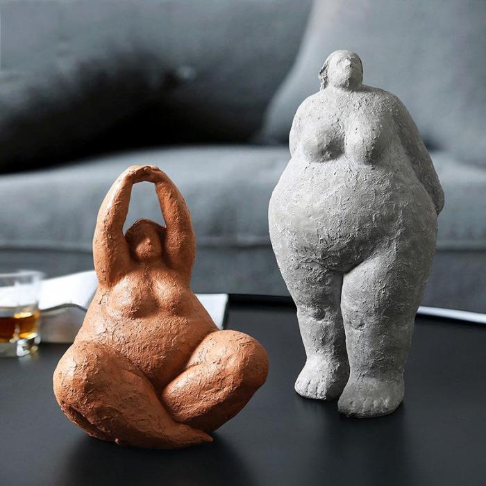 Resin Figurines of  Fat  Woman