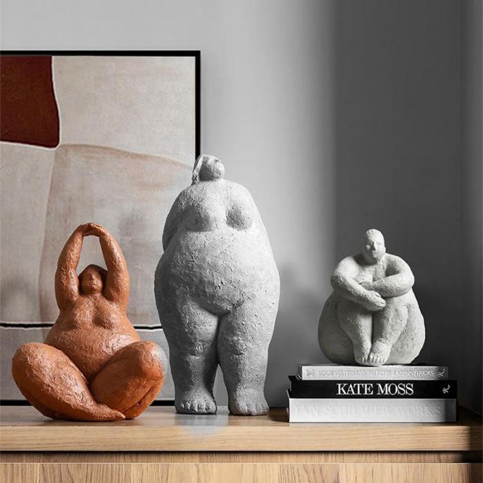 Resin Figurines of  Fat  Woman