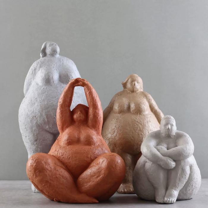 Resin Figurines of  Fat  Woman