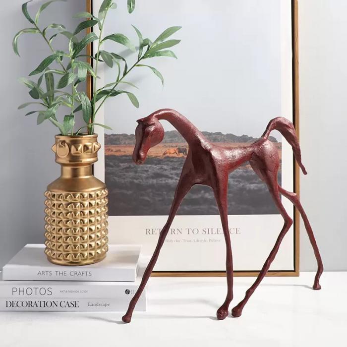 Alloy Horse-Shaped  Tabletop Decoration