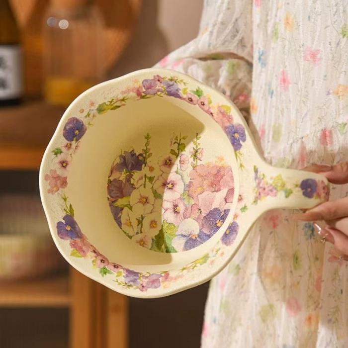 Large Ceramic Retro Mug