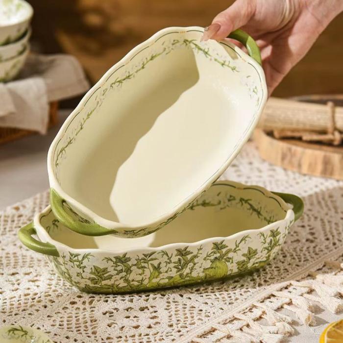 Vintage Ceramic Baking Pan